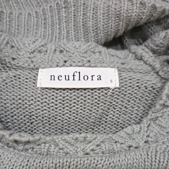 Neuflora Abilene Sweater-Light Sage - Picture 5 of 8